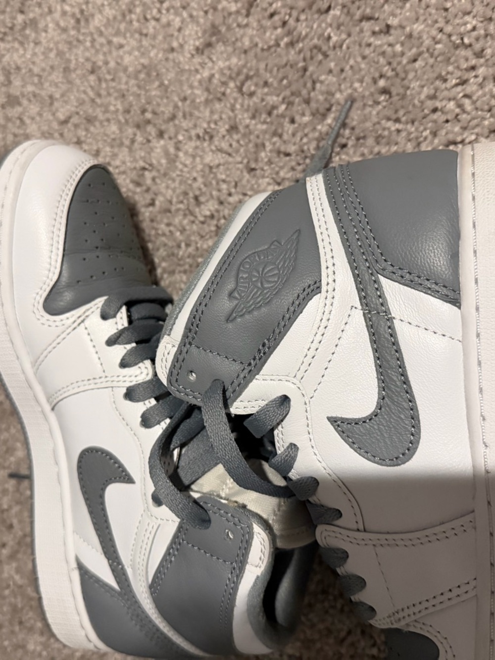 Jordan kids High-Top Sneakers - White/Gray